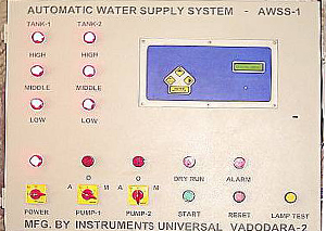 Water supply automation panel